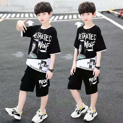 Children's Short Sleeved Sports Outfit
