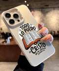 Bible Verse Aesthetic Christian Pattern Magnetic Phone Case for Iphone 15 16 14 Pro Max 13 12 11 XR XS plus Shockproof Non Slip Military-Grade Protection Slim Cover Cellphone Protective Casing