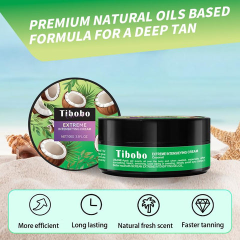 Tibobo Summer Intensive Tanning Cream 100Ml,Moisturizing and Hydrating Body Bronze Natural Tan Lotions Sunscreen Nourishing Moisturizer Bronzing Radiant