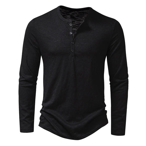 Men's Long-sleeved Casual T-shirt