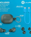 Jlab Jbuds Lux ANC & Mini Sage Gift Set, 1 Set of Earbuds + Headphones