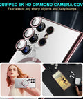 Entronix Case for Samsung Galaxy S25 Ultra - Luxury Glossy Bumper Cover, [Magnetic-Compatible] Smartphone Accessories Protective Protector