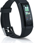 ® Fitness Activity Tracker, Heart Rate Monitor, Free Pro App, Step Counter, Sleep Tracker, Remote Camera Support, Notifications & Alarms, Weather Data Display, Find Phone Feature