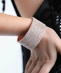 SPARKLY RHINESTONE CUFF BRACELET