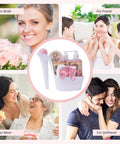 Mothers Day Gifts for Mom - Spa Gift Baskets for Women - 8 Pcs Luxury Rose Scented Heel Shoe Design Bath and Body Spa Set-Self Care Package for Women, Presents for Mom, Body Care Set for Her