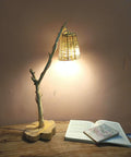 Wooden Table Lamp, Decorative Table Lamp, Tree Branch Lamp, Bedside Table Lamp, Handmade Wooden Lamp, Natural Design Lamp, Rustic.